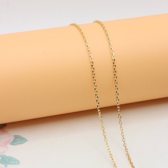 Elegant Rose Gold Necklace with Black Stone Pendant, XPNL0405 - Picture 8 of 12